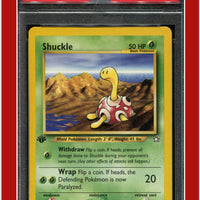 Neo Genesis 1st Edition 72 Shuckle PSA 8