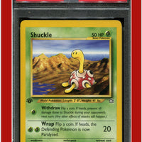 Neo Genesis 1st Edition 72 Shuckle PSA 8