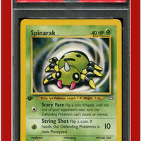 Neo Genesis 1st Edition 75 Spinarak PSA 9