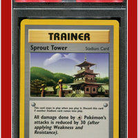 Neo Genesis 1st Edition 97 Sprout Tower PSA 8