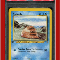 Neo Genesis 1st Edition 79 Swinub PSA 9