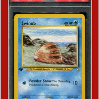 Neo Genesis 1st Edition 79 Swinub PSA 8