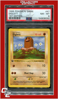 Base Set 47 Diglett 1st Edition PSA 8
