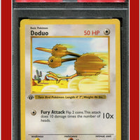 Base Set 48 Doduo 1st Edition PSA 8