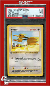 Base Set 48 Doduo 1st Edition PSA 7