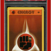 Base Set 97 Fighting Energy 1st Edition PSA 8