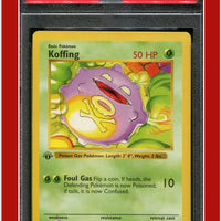 Base Set 51 Koffing 1st Edition PSA 7