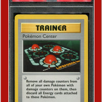 Base Set 85 Pokemon Center 1st Edition PSA 8