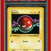 Base Set 67 Voltorb 1st Edition PSA 7