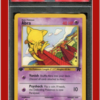 Team Rocket 49 Abra 1st Edition PSA 8