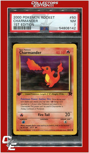 Team Rocket 50 Charmander 1st Edition PSA 7