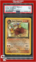 Team Rocket 23 Dark Dugtrio 1st Edition PSA 7
