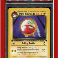 Team Rocket 34 Dark Electrode 1st Edition PSA 8