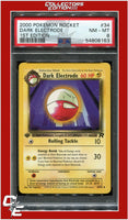 Team Rocket 34 Dark Electrode 1st Edition PSA 8
