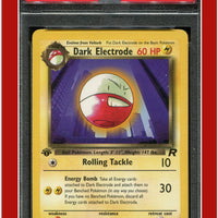 Team Rocket 34 Dark Electrode 1st Edition PSA 8