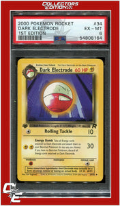 Team Rocket 34 Dark Electrode 1st Edition PSA 6