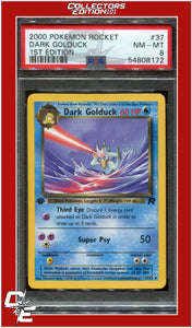 Team Rocket 37 Dark Golduck 1st Edition PSA 8