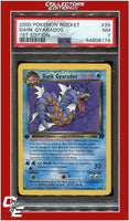 Team Rocket 25 Dark Gyarados 1st Edition PSA 7
