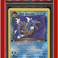 Team Rocket 25 Dark Gyarados 1st Edition PSA 7