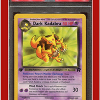 Team Rocket 39 Dark Kadabra 1st Edition PSA 7