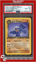 Team Rocket 27 Dark Machamp 1st Edition PSA 8
