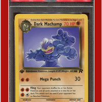 Team Rocket 27 Dark Machamp 1st Edition PSA 8