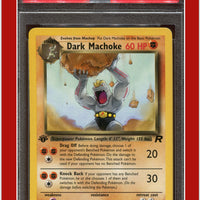 Team Rocket 40 Dark Machoke 1st Edition PSA 8