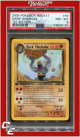 Team Rocket 40 Dark Machoke 1st Edition PSA 8
