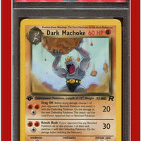 Team Rocket 40 Dark Machoke 1st Edition PSA 8