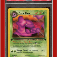 Team Rocket 41 Dark Muk 1st Edition PSA 8