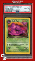 Team Rocket 41 Dark Muk 1st Edition PSA 8
