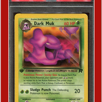 Team Rocket 41 Dark Muk 1st Edition PSA 8