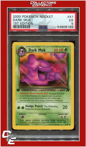 Team Rocket 41 Dark Muk 1st Edition PSA 5