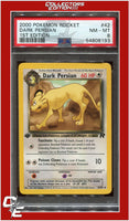 Team Rocket 42 Dark Persian 1st Edition PSA 8
