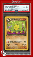 Team Rocket 43 Dark Primeape 1st Edition PSA 8
