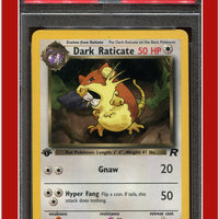 Team Rocket 51 Dark Raticate 1st Edition PSA 9