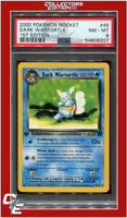 Team Rocket 46 Dark Wartortle 1st Edition PSA 8
