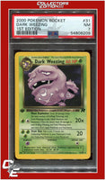 Team Rocket 31 Dark Weezing 1st Edition PSA 7
