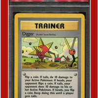 Team Rocket 75 Digger 1st Edition PSA 8