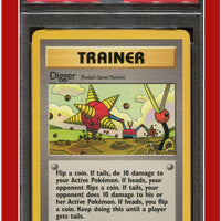 Team Rocket 75 Digger 1st Edition PSA 7