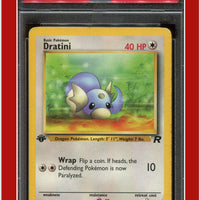 Team Rocket 53 Dratini 1st Edition PSA 6