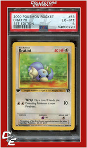 Team Rocket 53 Dratini 1st Edition PSA 6