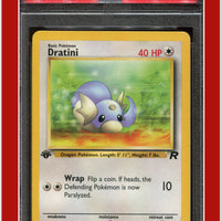 Team Rocket 53 Dratini 1st Edition PSA 9