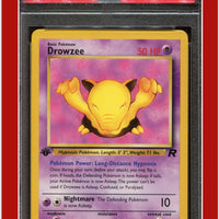 Team Rocket 54 Drowzee 1st Edition PSA 9