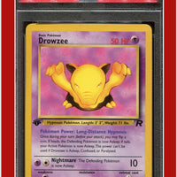 Team Rocket 54 Drowzee 1st Edition PSA 8