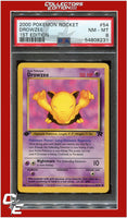 Team Rocket 54 Drowzee 1st Edition PSA 8
