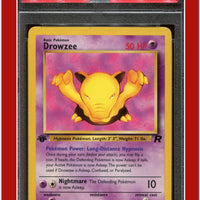 Team Rocket 54 Drowzee 1st Edition PSA 8