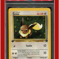 Team Rocket 55 Eevee 1st Edition PSA 7