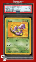 Team Rocket 56 Ekans 1st Edition PSA 6
