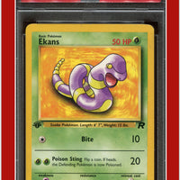 Team Rocket 56 Ekans 1st Edition PSA 6